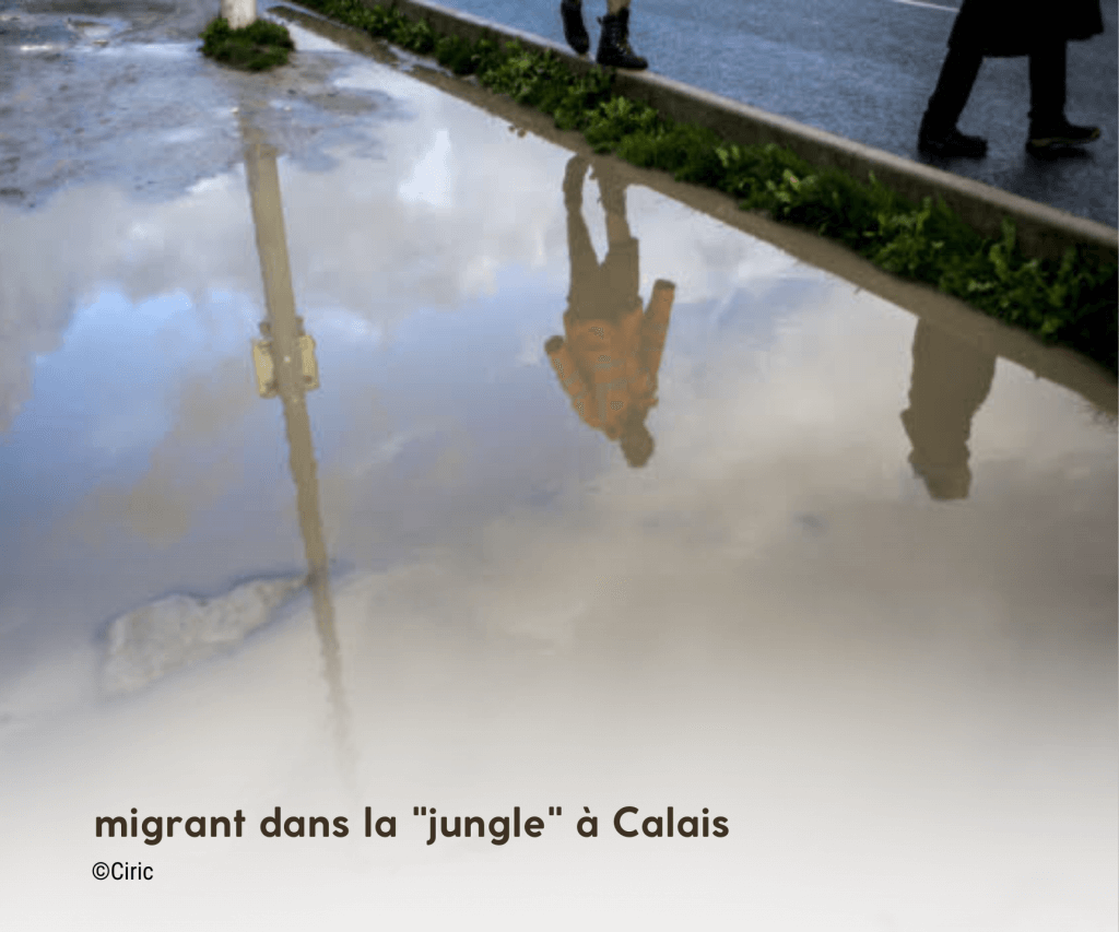 migrant dans la jungle de Calais