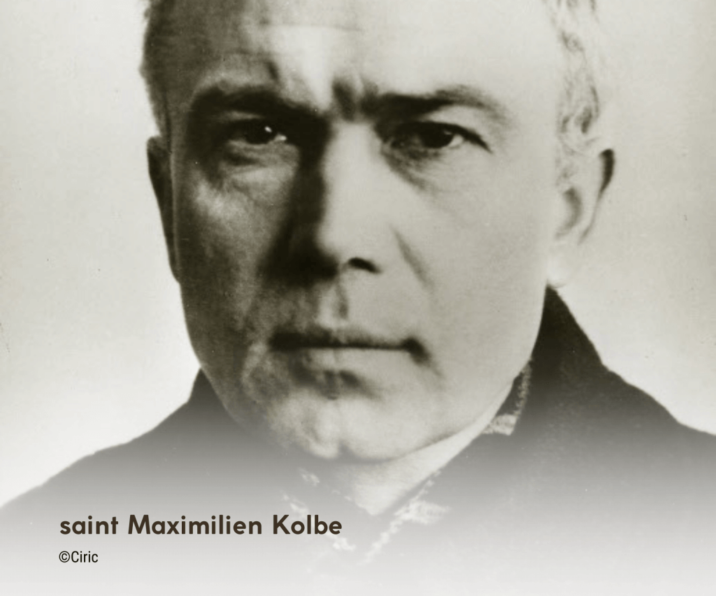 saint Maximilien Kolbe mort à Auschwitz en 1941
