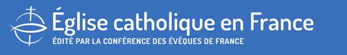logo Église catholique en France, édité par la Conférence des évêques de France