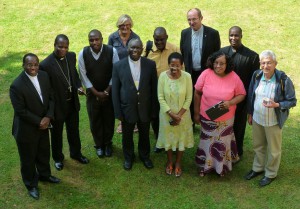 La délégation de la Conférence épiscopale du Kenya (KCCB) en visite à Paris.