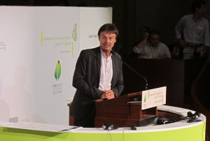 Nicolas Hulot au Sommet des consciences
