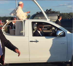 Pape François à Cracovie, JMJ 2016