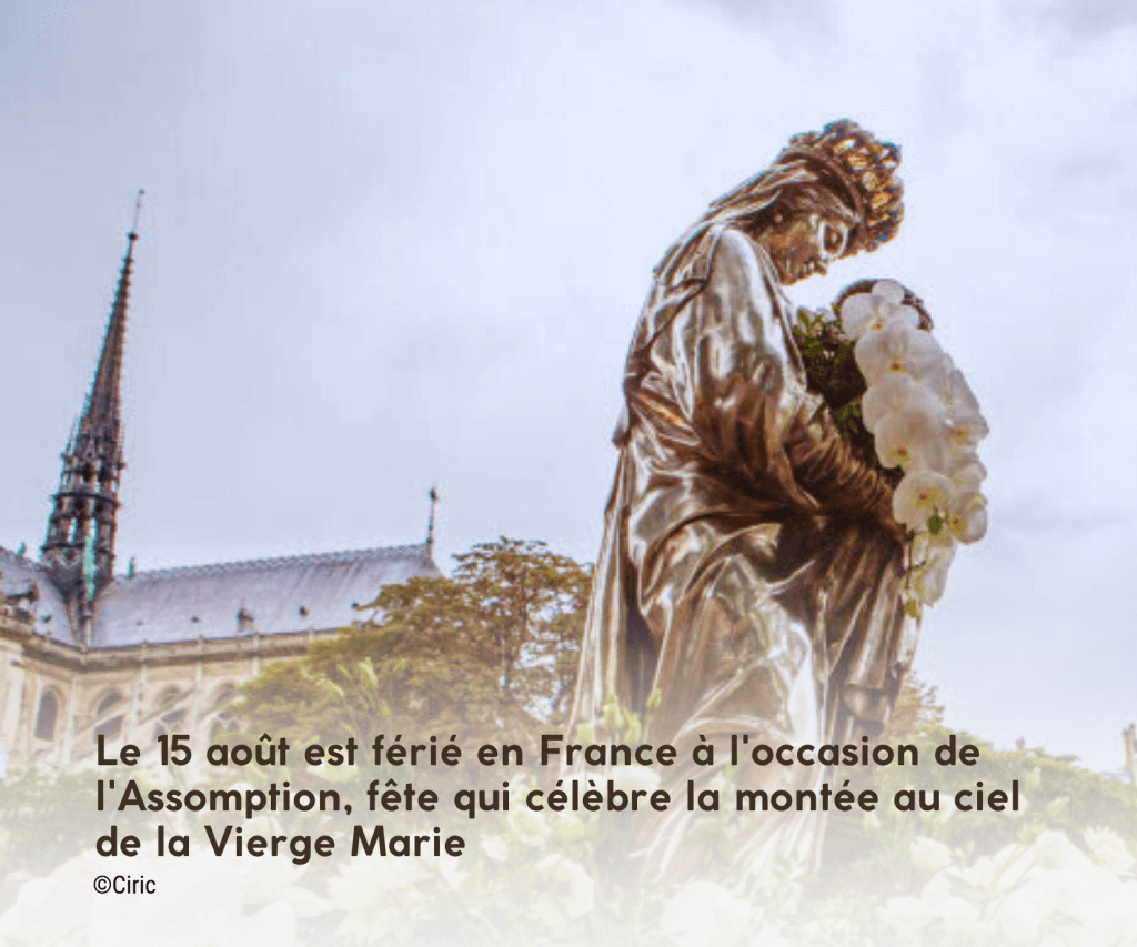 Vierge Marie lors du 15 août