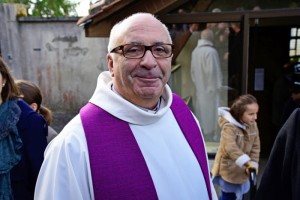 05 décembre 2015 : Mgr Hervé GOSSELIN à l'abbaye bénédictine de Maumont, Juignac (16), France.