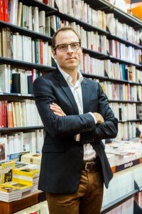 14 septembre 2016 : Portrait de Jean-Baptiste PASSE, directeur général de la librairie La Procure. Paris (75), France.