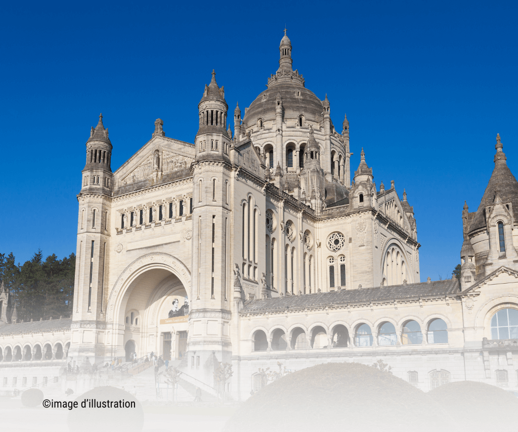 sanctuaire de Lisieux, en Normandie