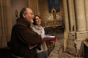 Soeur Francesca Piovesan et Frère Yannick Le Maou du Service du catéchuménat