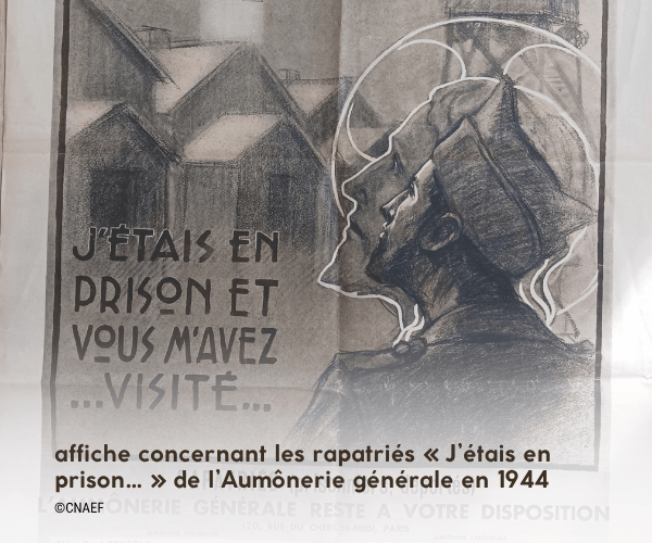 abbé Rodhain : Affiche concernant les rapatriés Affiche concernant les rapatriés