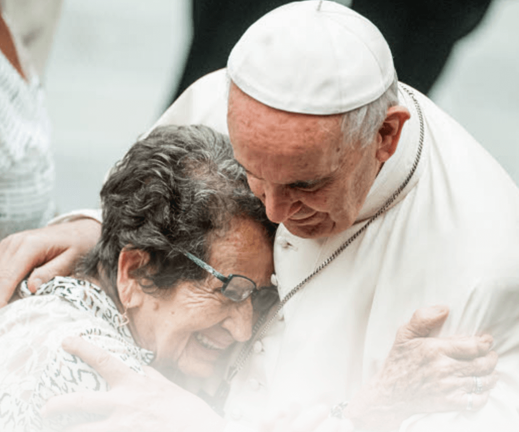 Pape et les personnes âgées