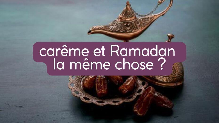 Carême et Ramadan