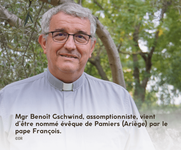 Benoit Scchwind vient d'être nommé évêque