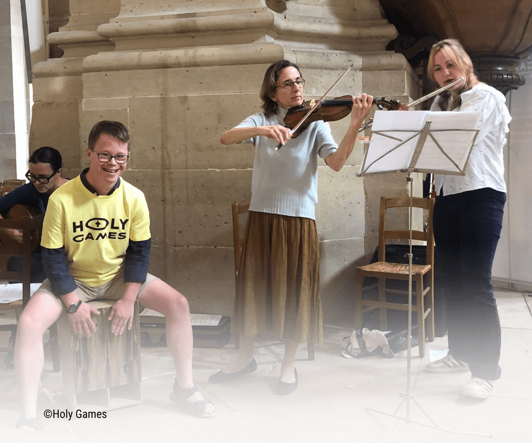 Holy Games, la paroisse Saint Louis de Versailles accueille l'association Sensy Cap 78