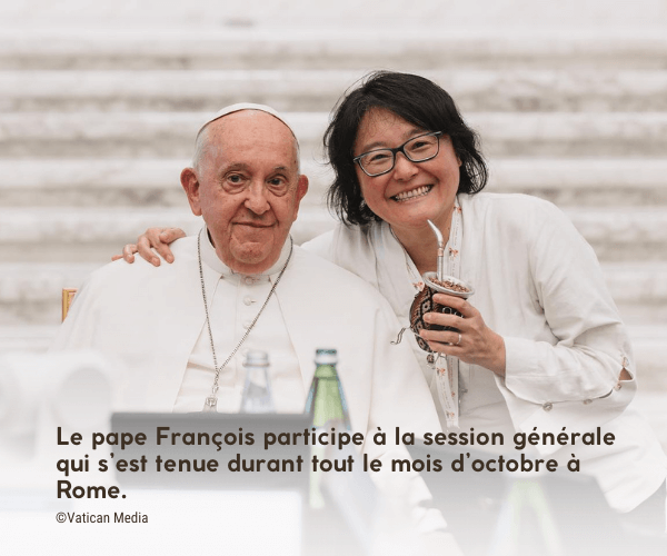 Le pape François participe à la session générale qui s’est tenue durant tout le mois d’octobre à Rome.