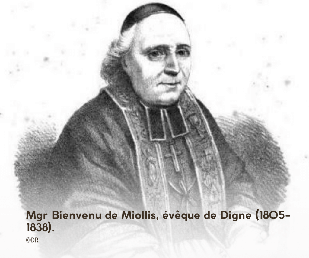 Mgr Bienvenu de Miollis, évêque de Digne