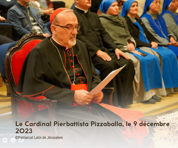 Cardinal - Paroisse touchée à Gaza : lettre de Mgr de Moulins-Beaufort au Cardinal Pizzaballa, patriarche latin de Jérusalem 2-LIGNES-4-3