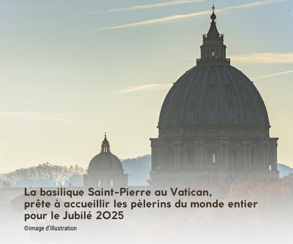 La basilique Saint-Pierre au Vatican, prête à accueillir les pèlerins du monde entier pour le Jubilé 2025