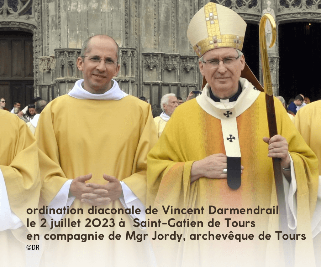 ordination diaconale dans le diocèse de Tours, le 2 juillet 2023