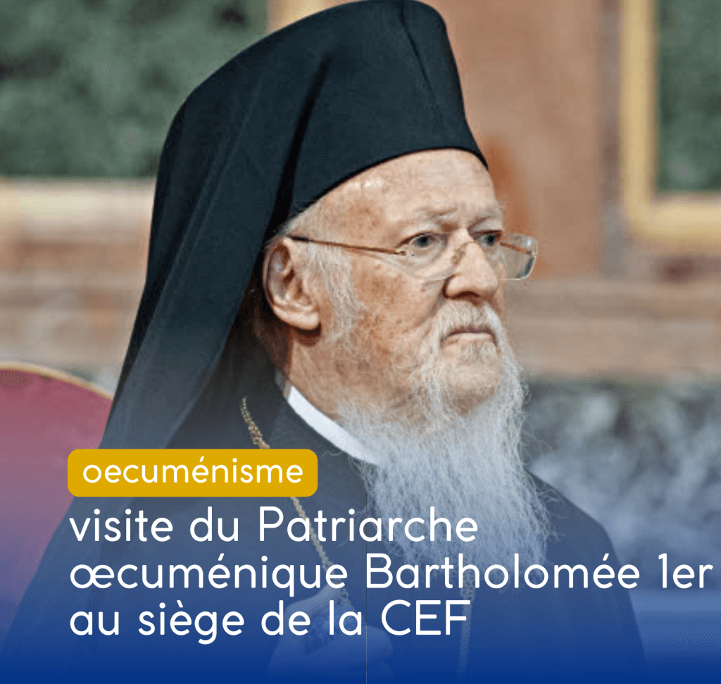 visite du patriarche oecuménique, Bartholomée 1er