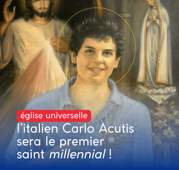 l’italien Carlo Acutis sera le premier saint millennial !
