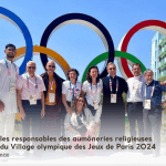 les responsables des aumôneries religieuses du Village olympique des Jeux de Paris 2024