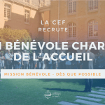 la CEF recherche une un bénévole chargé de l’accueil