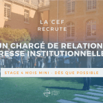 un chargé de relations presse institutionnelles