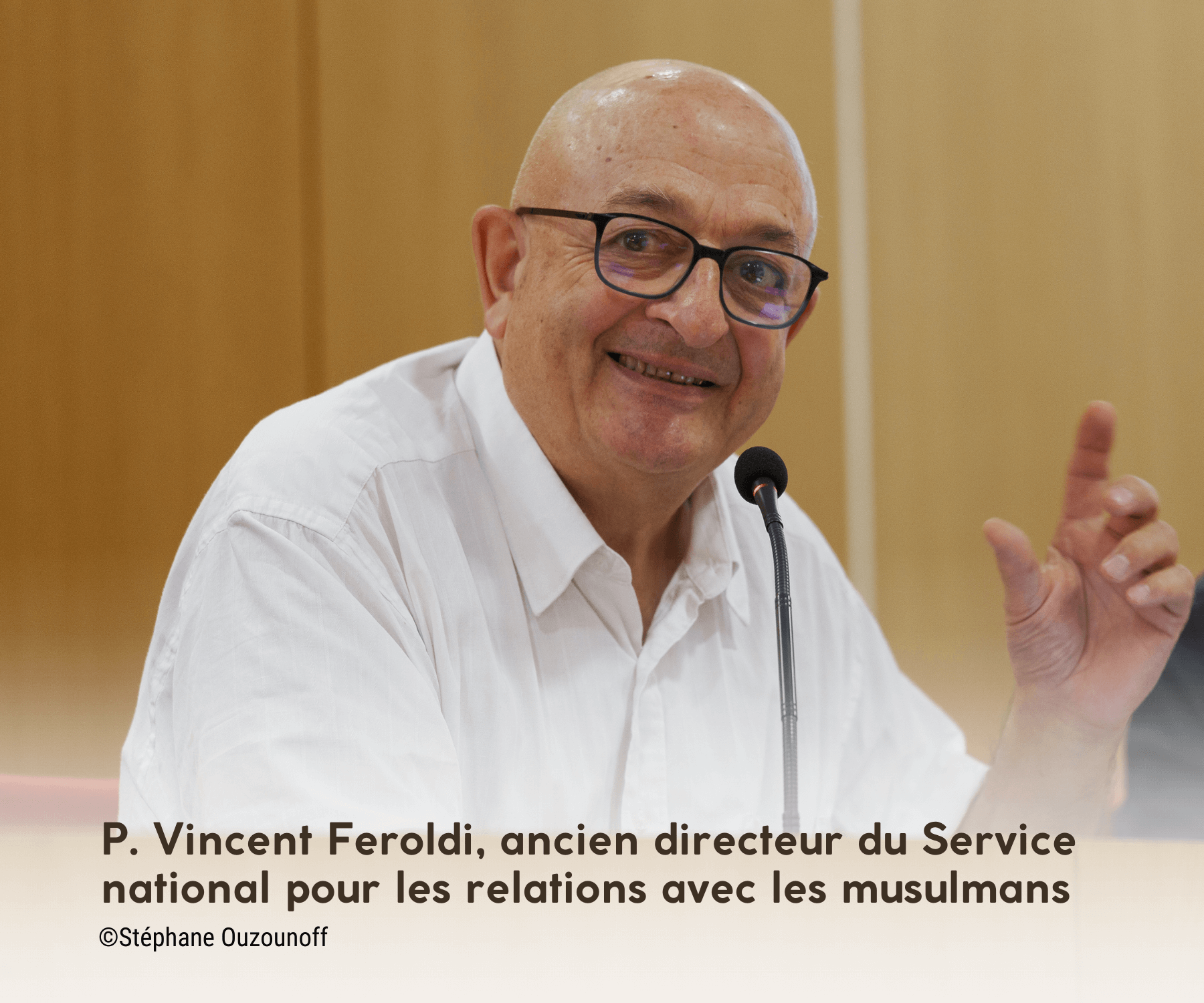 P. Vincent Feroldi, ancien directeur du SNRM