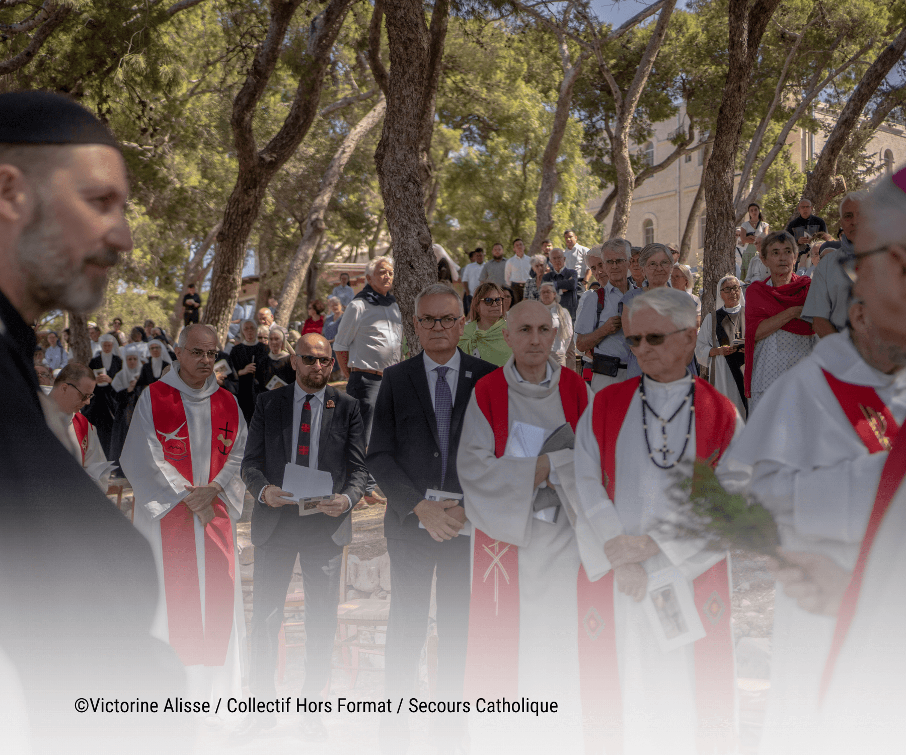 60 ans de la Maison d'Abraham, Secours catholique