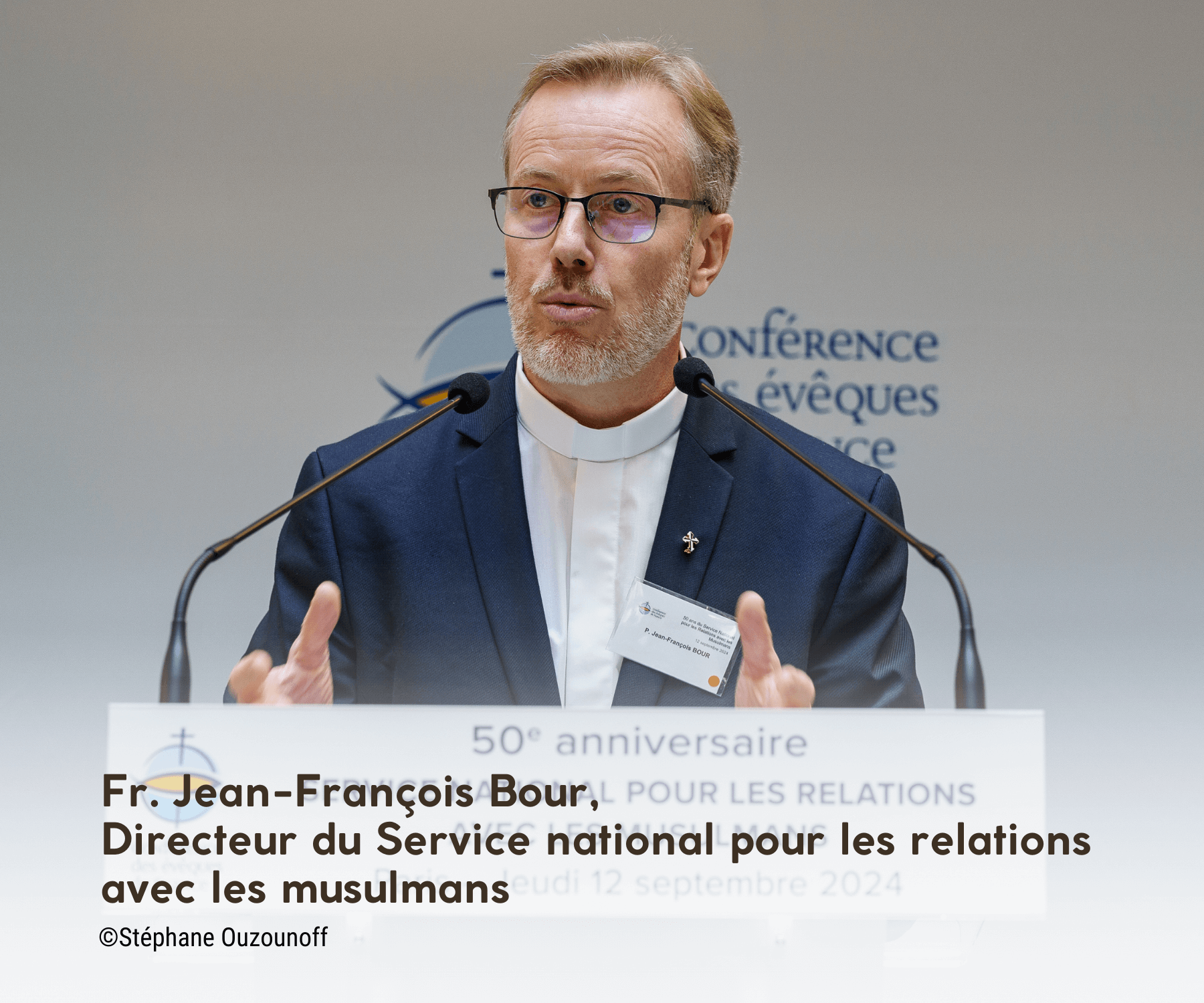 Fr. Jean-François Bour, directeur du SNRM - 50 ans du SNRM