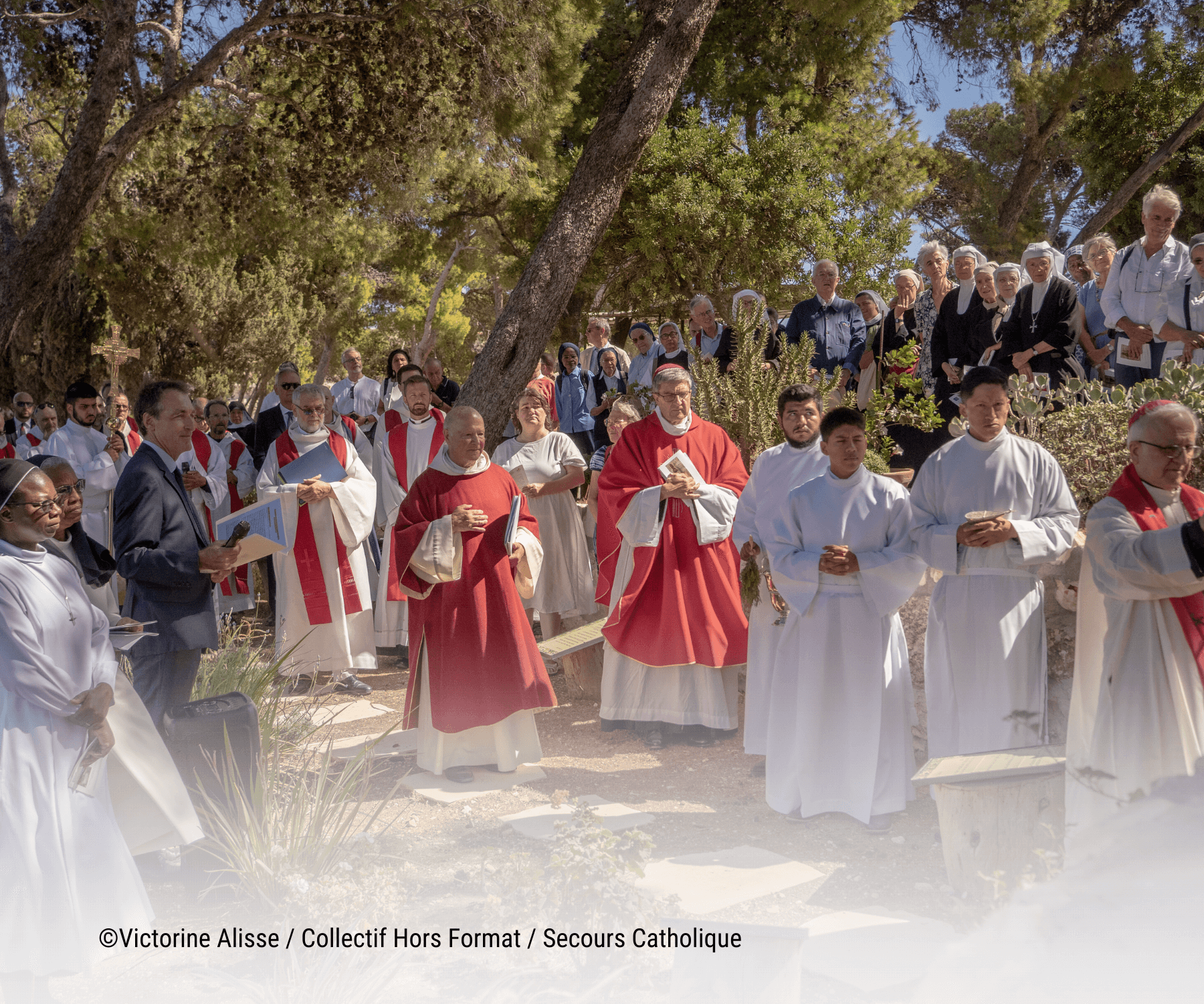 60 ans de la Maison d'Abraham, Secours catholique