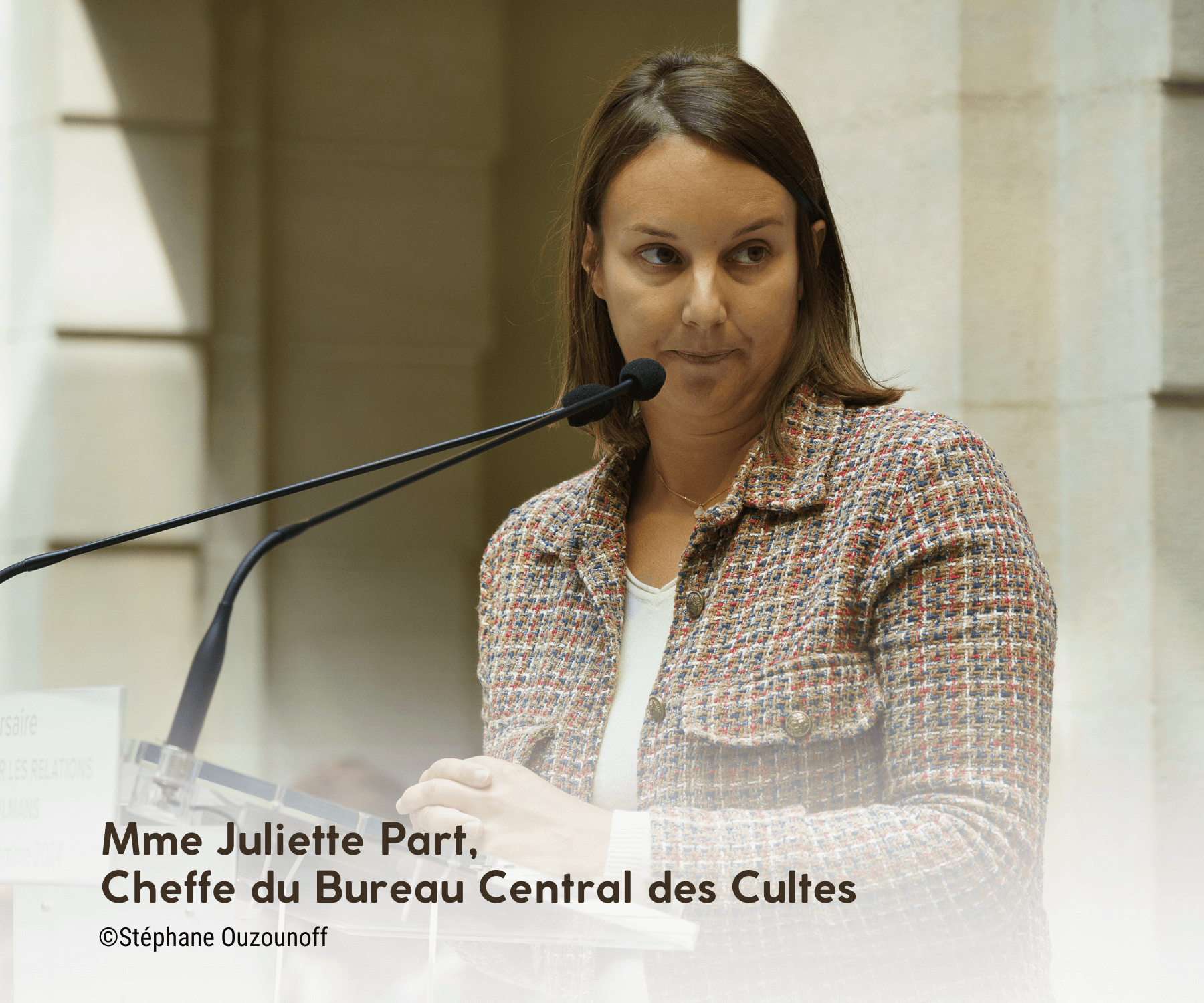 Juliette Parr, du Bureau central des cultes - 50 ans du SNRM