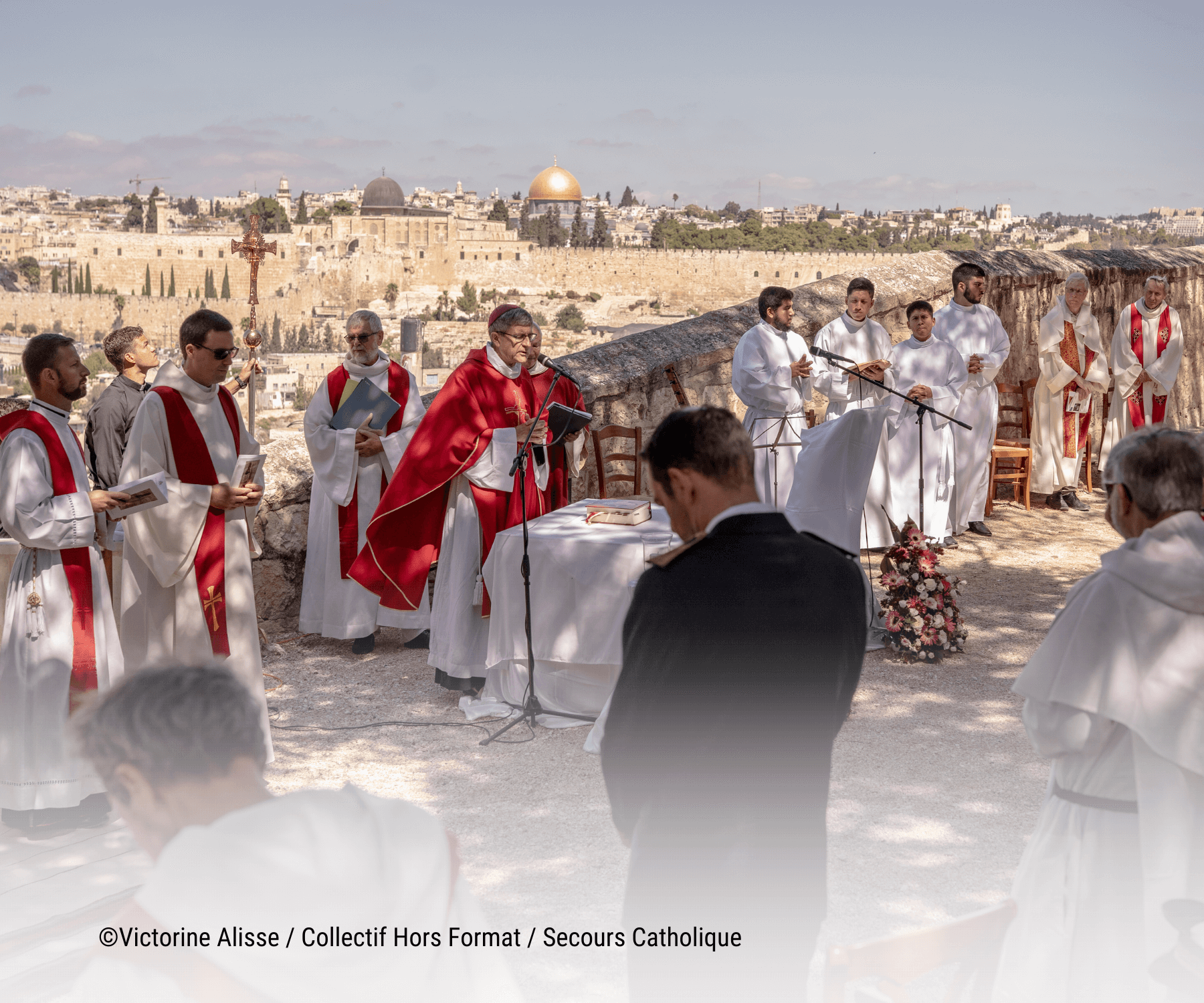 60 ans de la Maison d'Abraham, Secours catholique