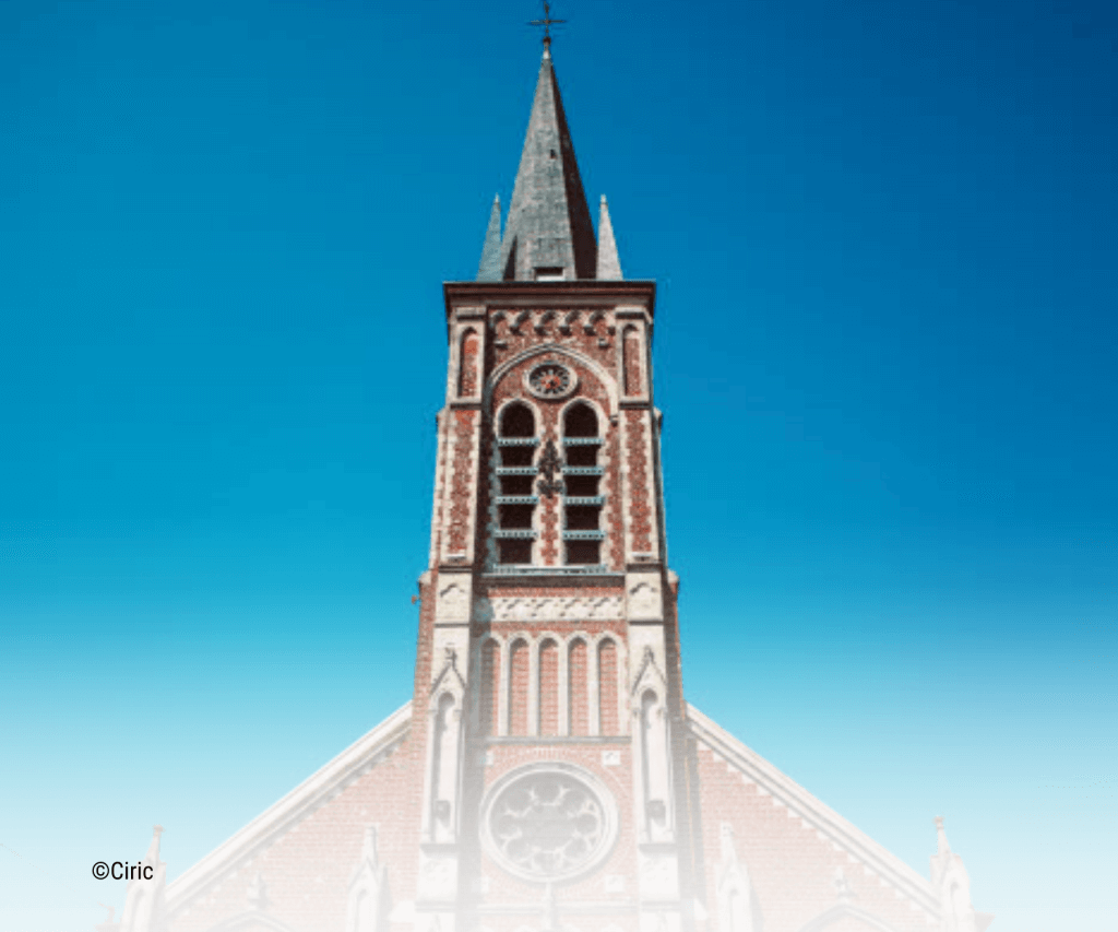 l'église de Vendeville dans le Nord