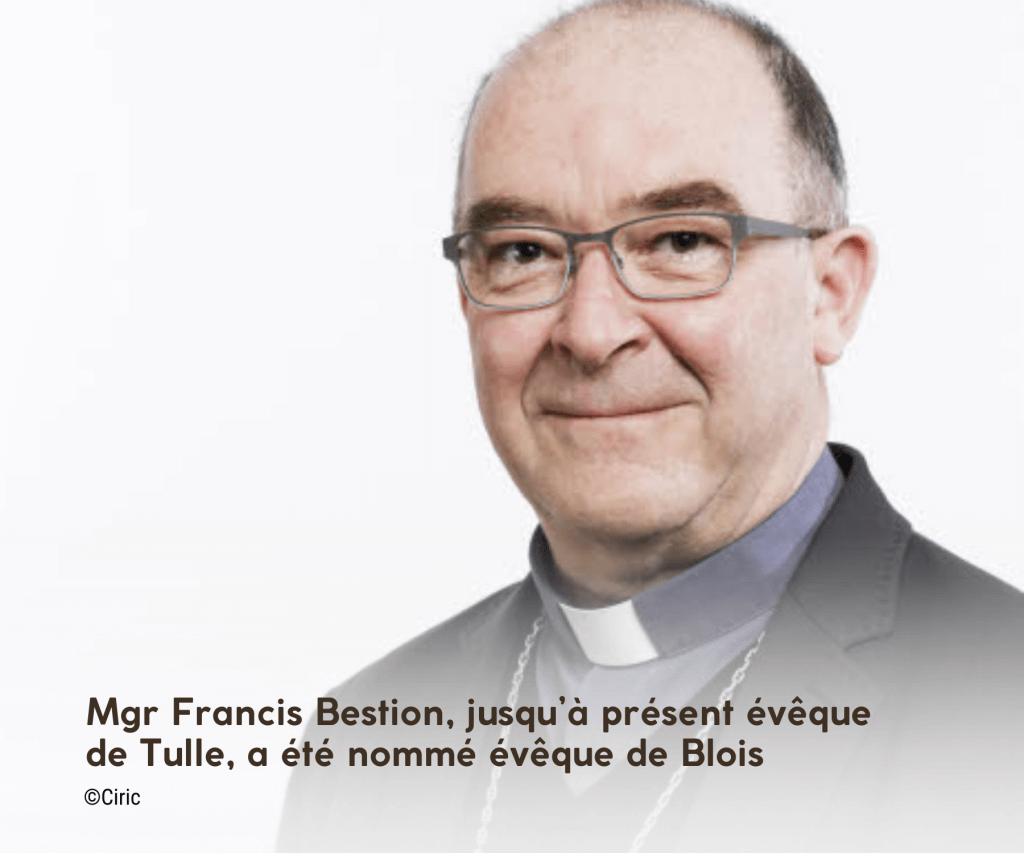 Mgr Francis Bestion, nommé évêque de Blois