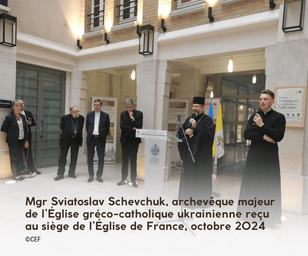 Mgr Sviatoslav Schevchuk invité à la CEF, octobre 2024