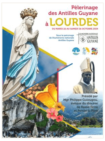 pèlerinage Antilles-Gyane à Lourdes d'octobre 2024