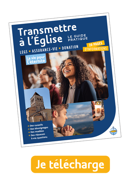 Brochure gratuite informative sur les legs et l'accompagnement diocésain