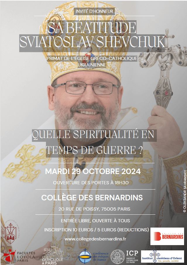 conférence de Mgr Shevchuk au College des Bernardins