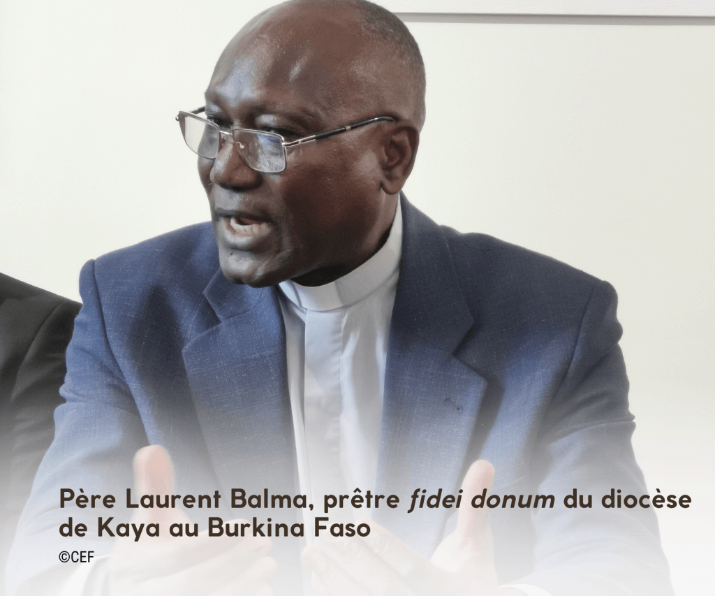 P. Laurent Balma au Burkina Faso