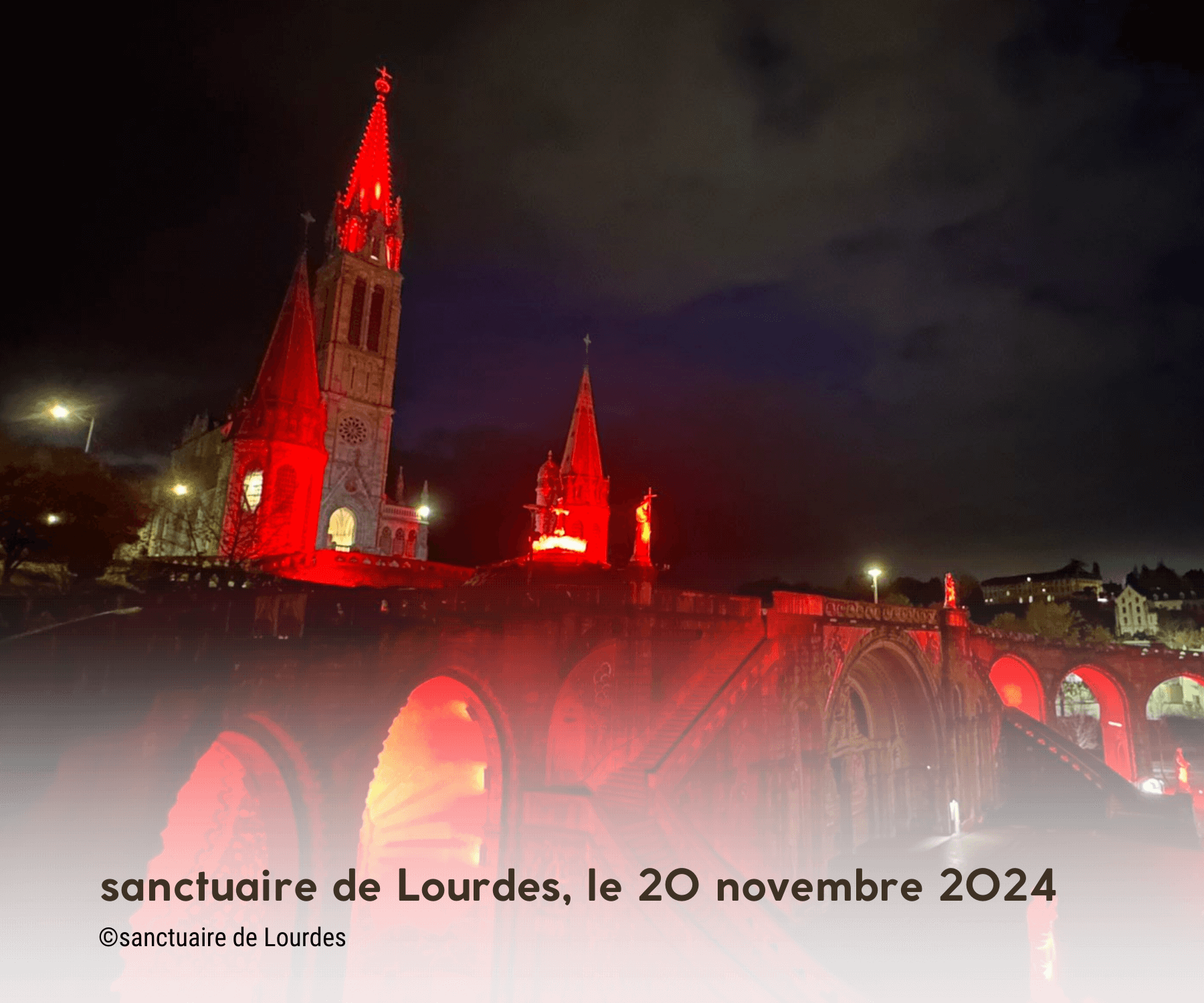 Pour la Red week de l'AED, découvrez le sanctuaire de Lourdes