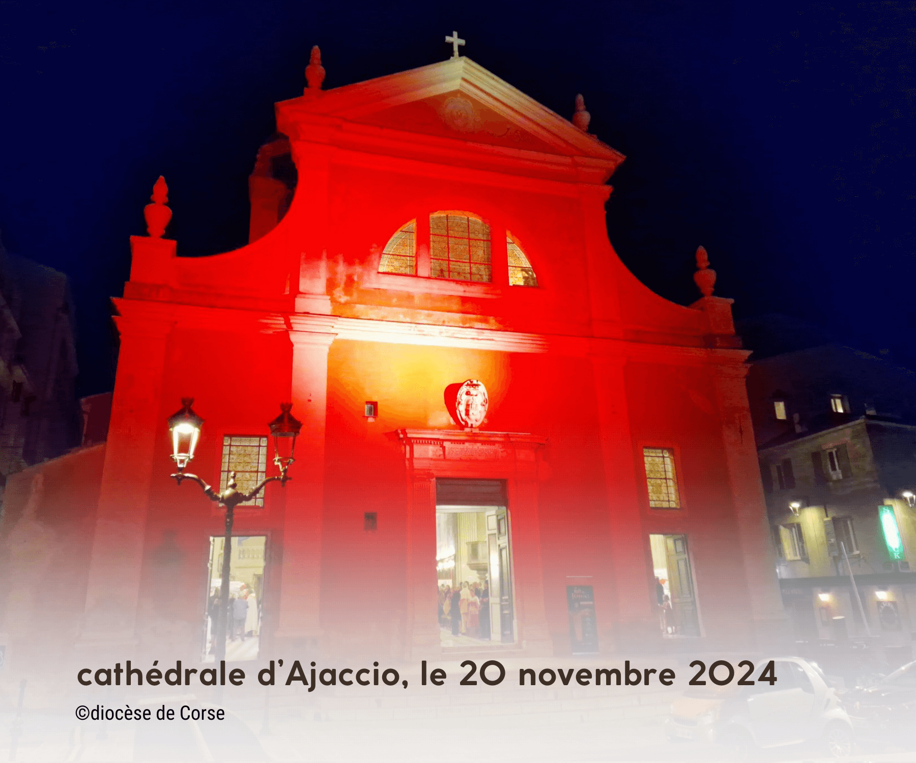 Pour la Red Week de l'AED, découvrez la cathédrale d'Ajaccio en Corse