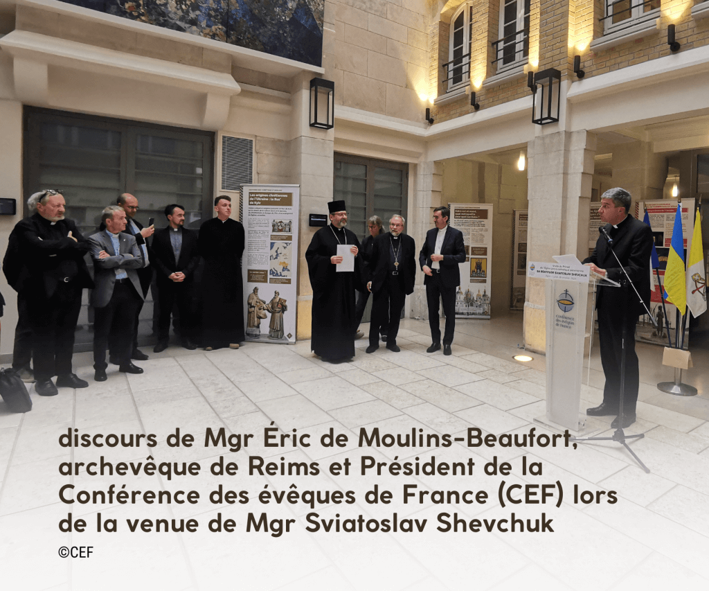 Venue de Mgr Sviatoslav Shevchuk, archevêque majeur de l'Eglise gréco-catholique ukrainienne