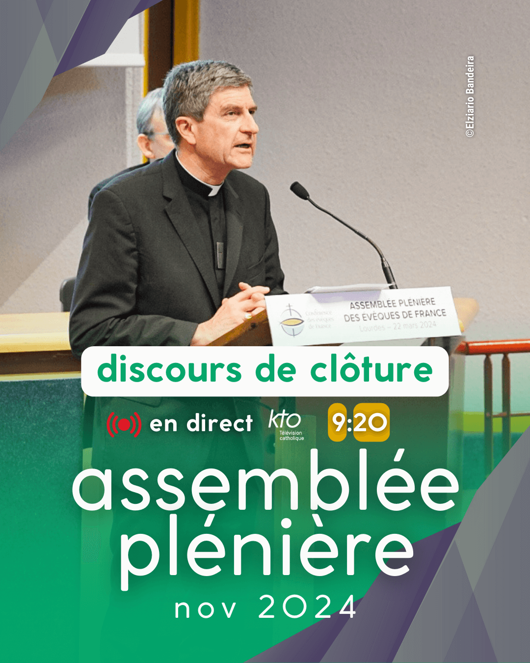 Suivez en direct le discours de clôture de l'Assemblée plénière de novembre 2024