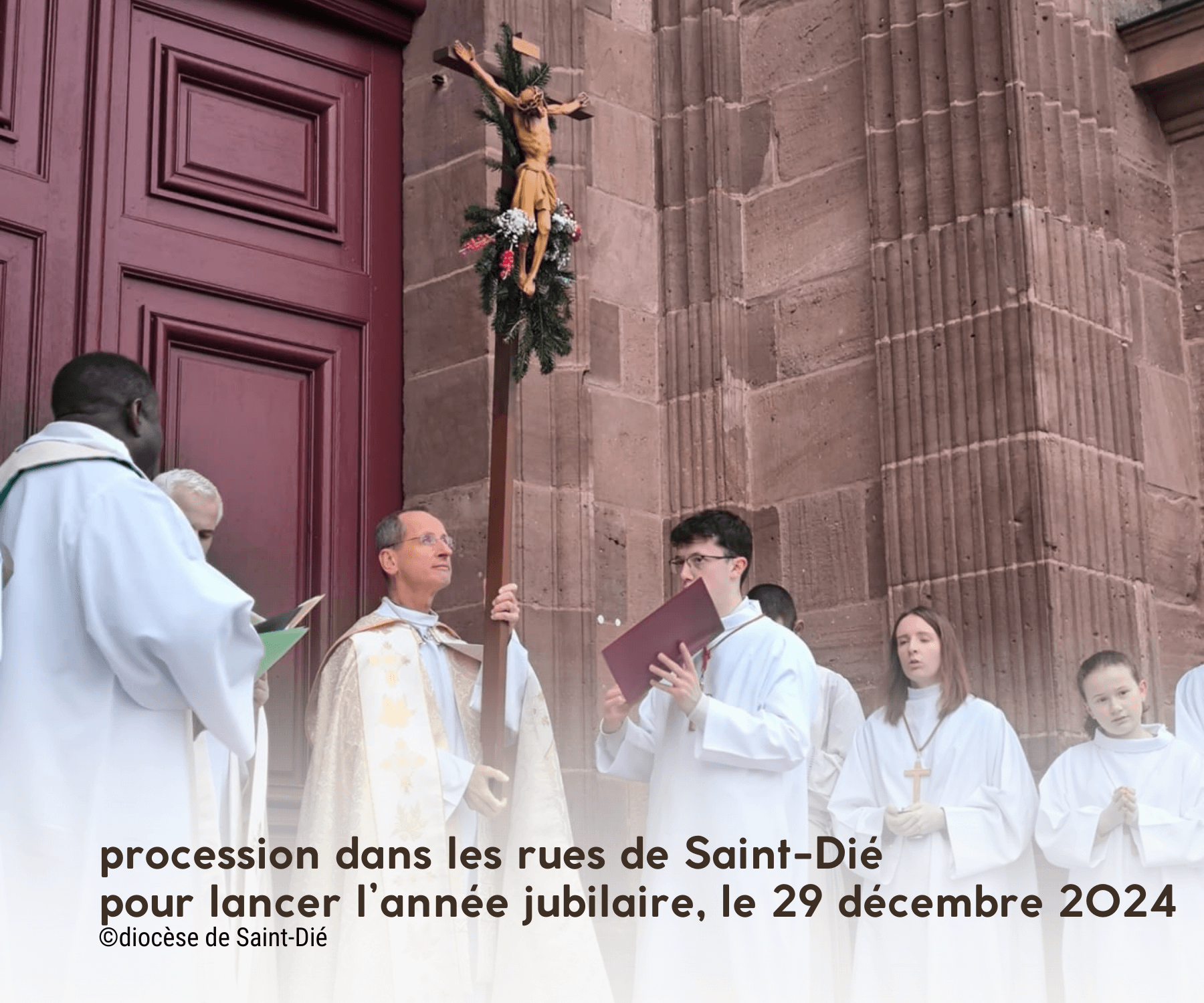 image de procession pour l'année jubilaire à Saint-Dié