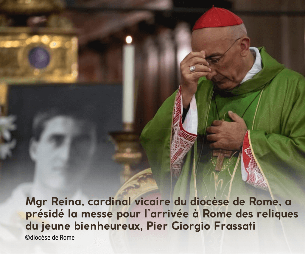 Mgr Reina, cardinal vicaire du diocèse de Rome Mgr Reina, cardinal vicaire du diocèse de Rome