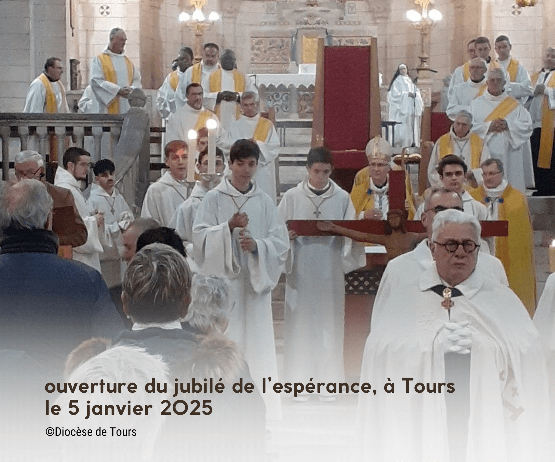 image de la messe à Tours pour le Jubilé 2025