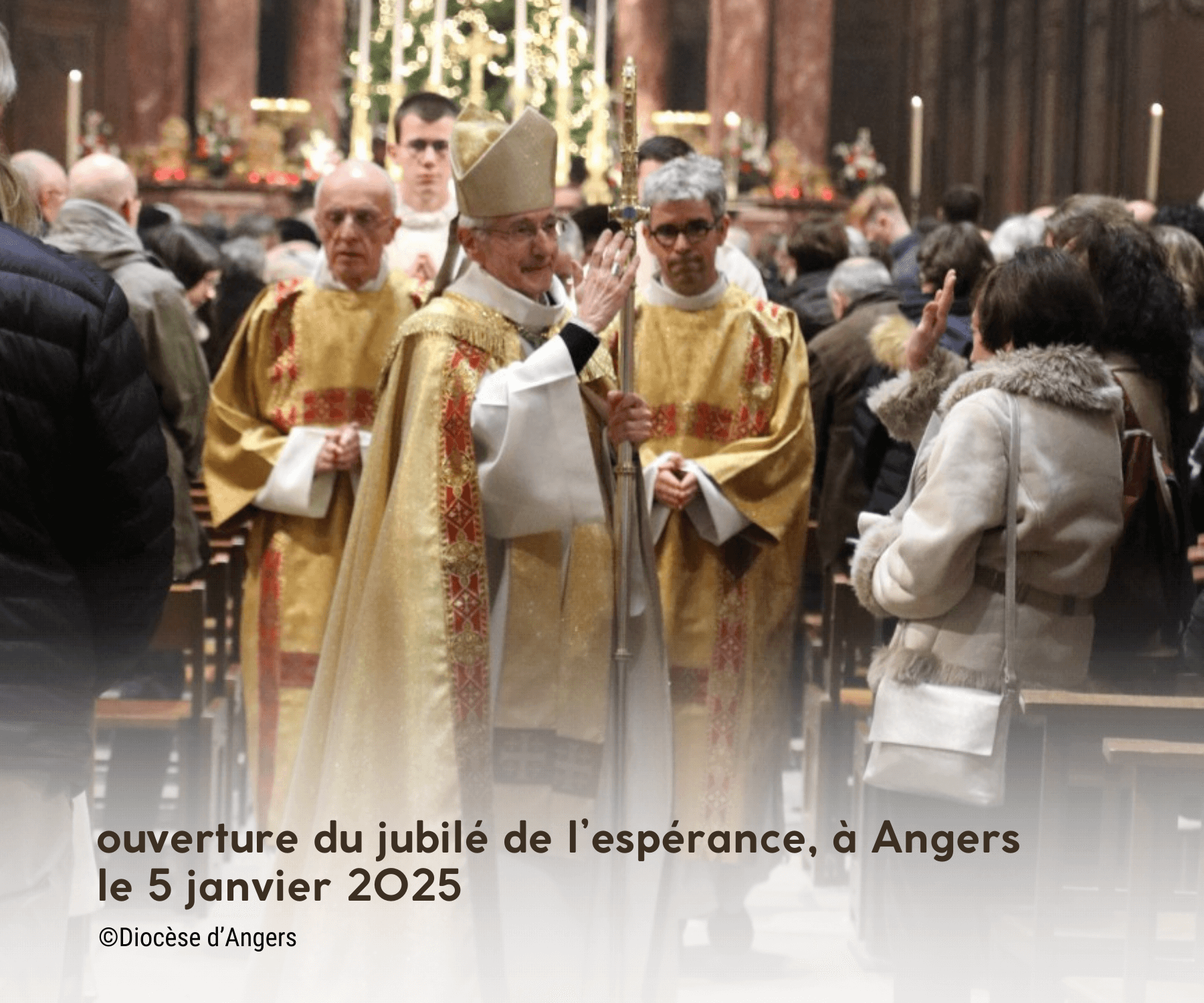 image de la messe à Angers pour le Jubilé 2025