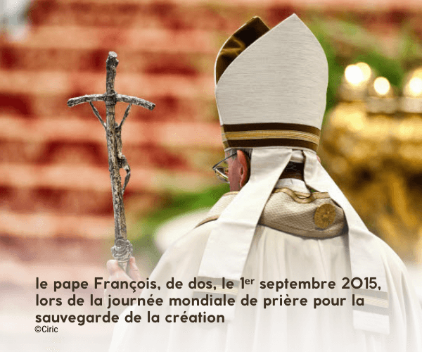 image du Pape pour la Journée de sauuvagarde de prière pour la Création