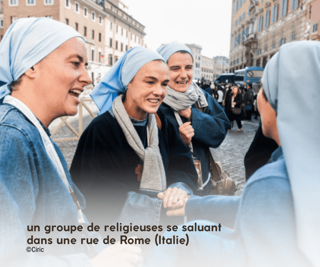 groupe de religieuses dans une rue de Rome