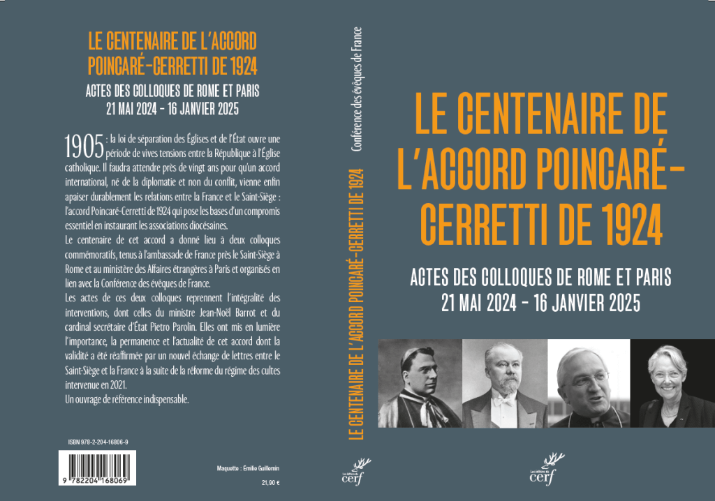 acte du colloque Centenaire accord Poincaré-Cerretti acte du colloque Centenaire accord Poincaré-Cerretti